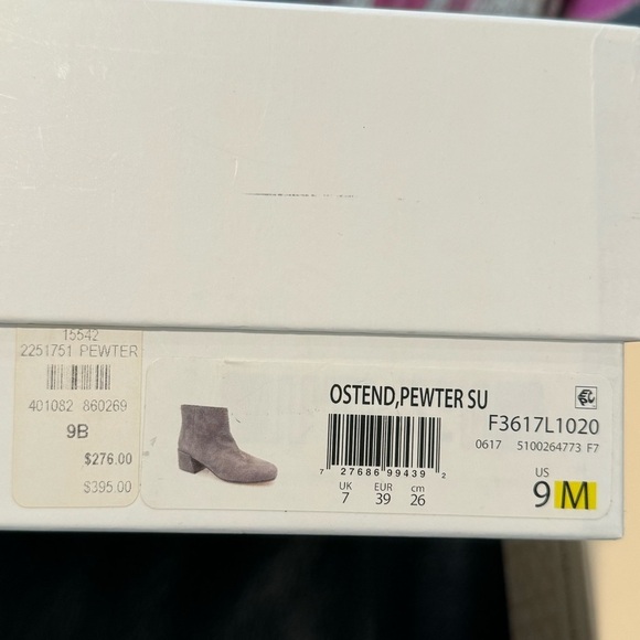 Vince Women’s Grey Suede Booties Size 9 - Picture 7 of 7